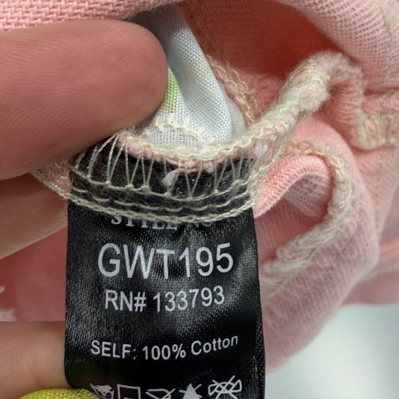 POL Women's Cottage Patchwork Denim Jacket - Pink Multi - Large - Picture 4 of 7